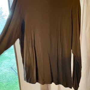 SKIMS brown Long Sleeve Top